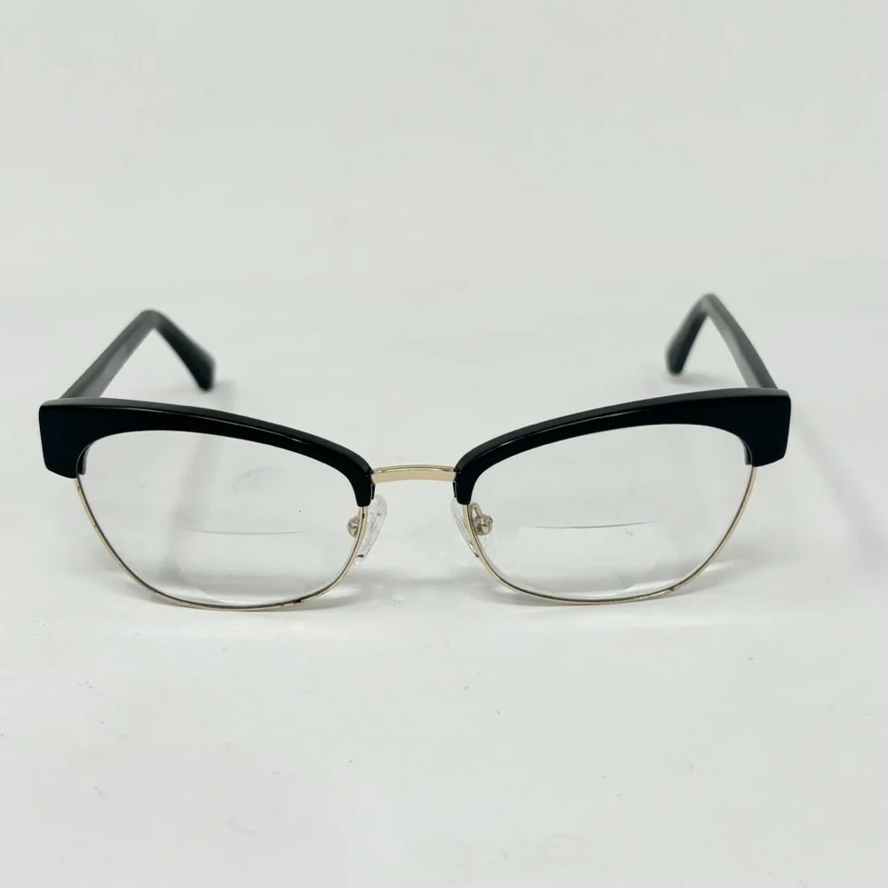 ZAC POSEN Women’s LIVY Eyeglass Frame Black 53-18-135 Half Rim FOR FRAMES ONLY